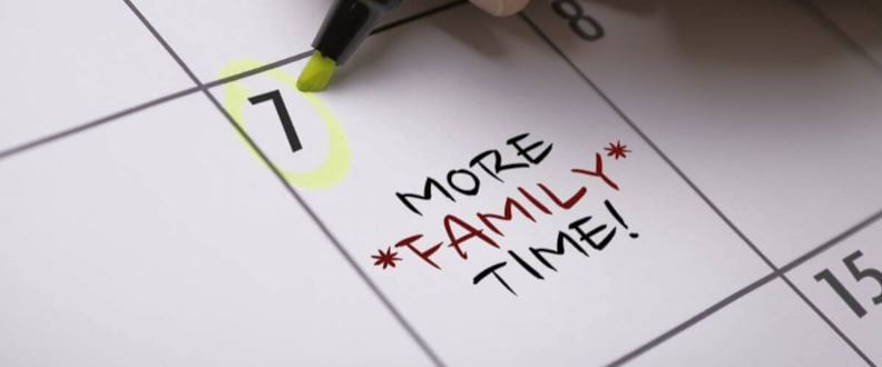 scheduling family time